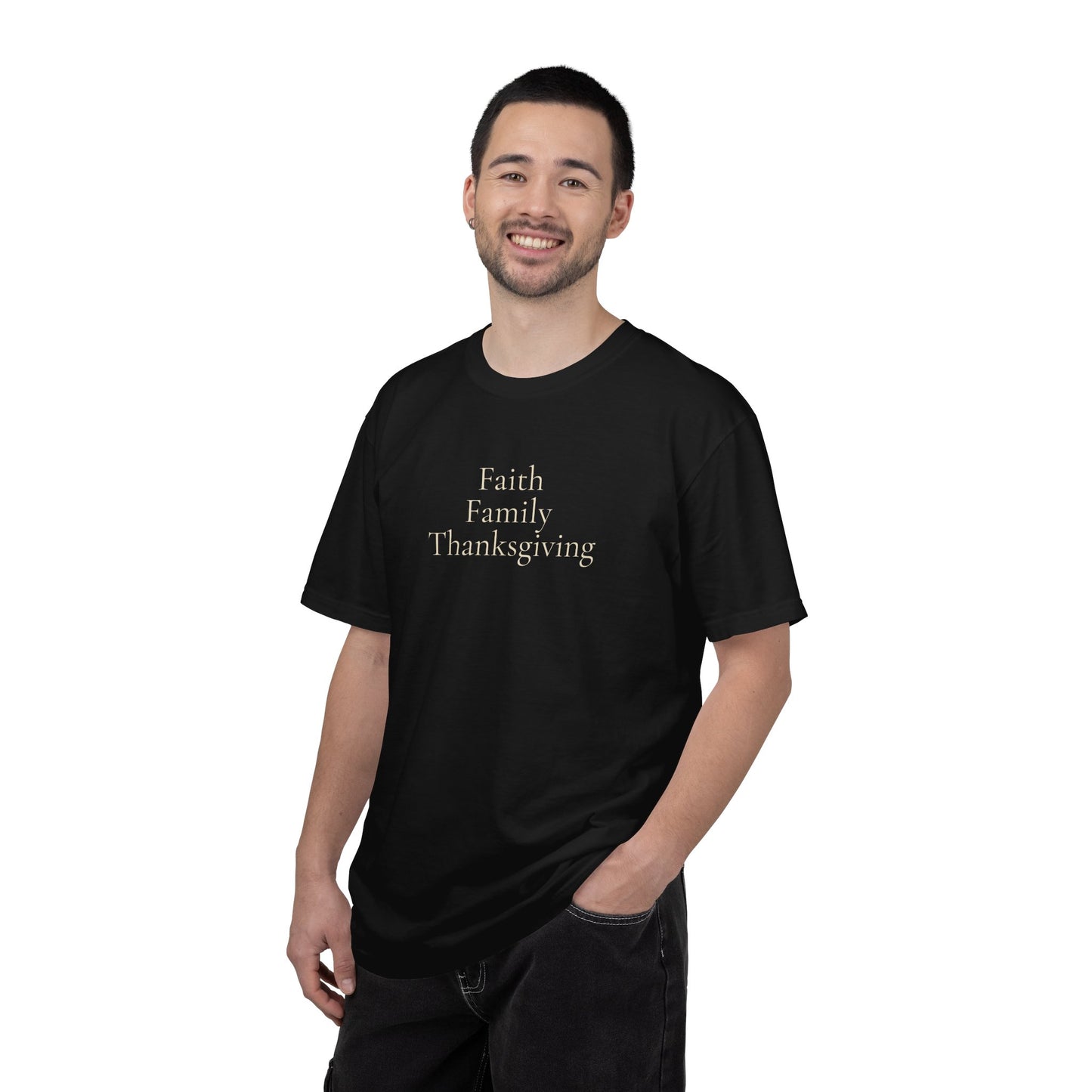 Faith Family Thanksgiving Shirt | Christian Family Apparel