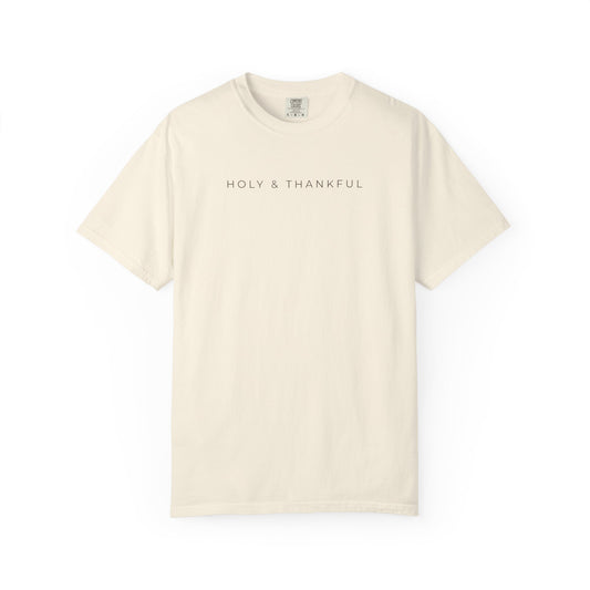 Holy & Thankful Christian Thanksgiving Shirt