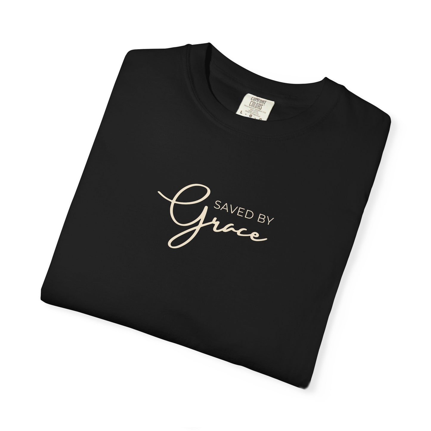 Saved By Grace Christian T-Shirt | Comfort Colors 1717