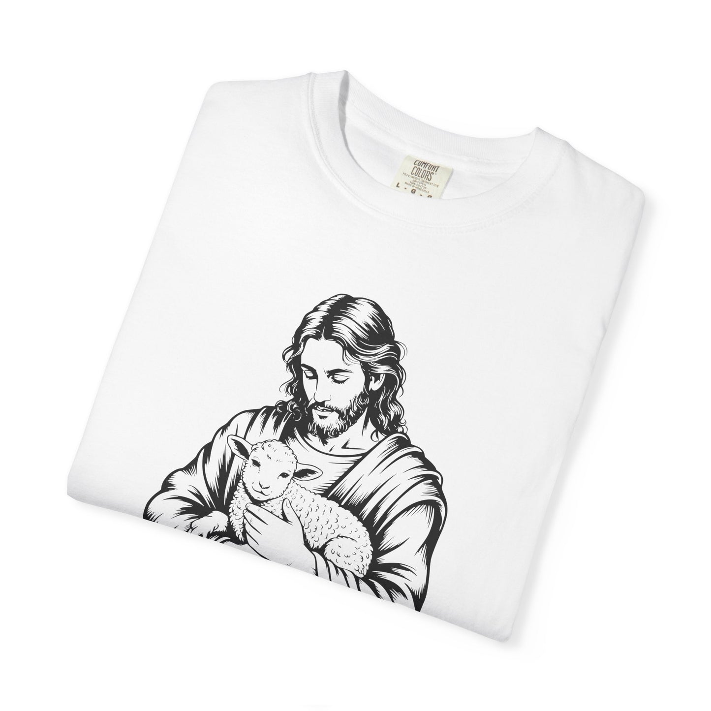 The Lord Is My Shepherd – heavyweight t-shirt | Bible verse christian tee | Comfort Colors 1717
