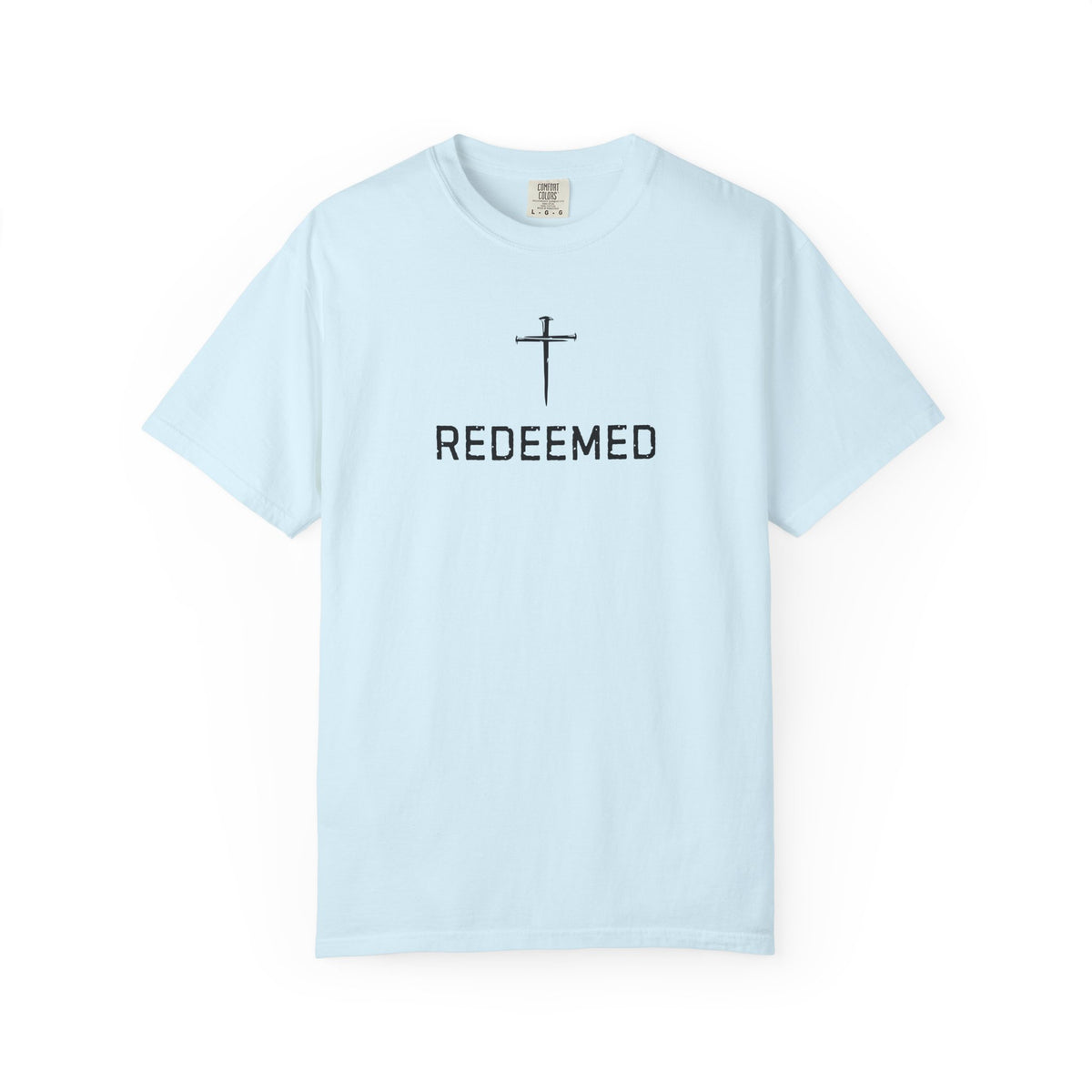 Redeemed Christian T-Shirt | Redeemed by Christ | Faith Shirt | Comfort Colors 1717 Graphic Tee | Jesus Christ Christian Apparel