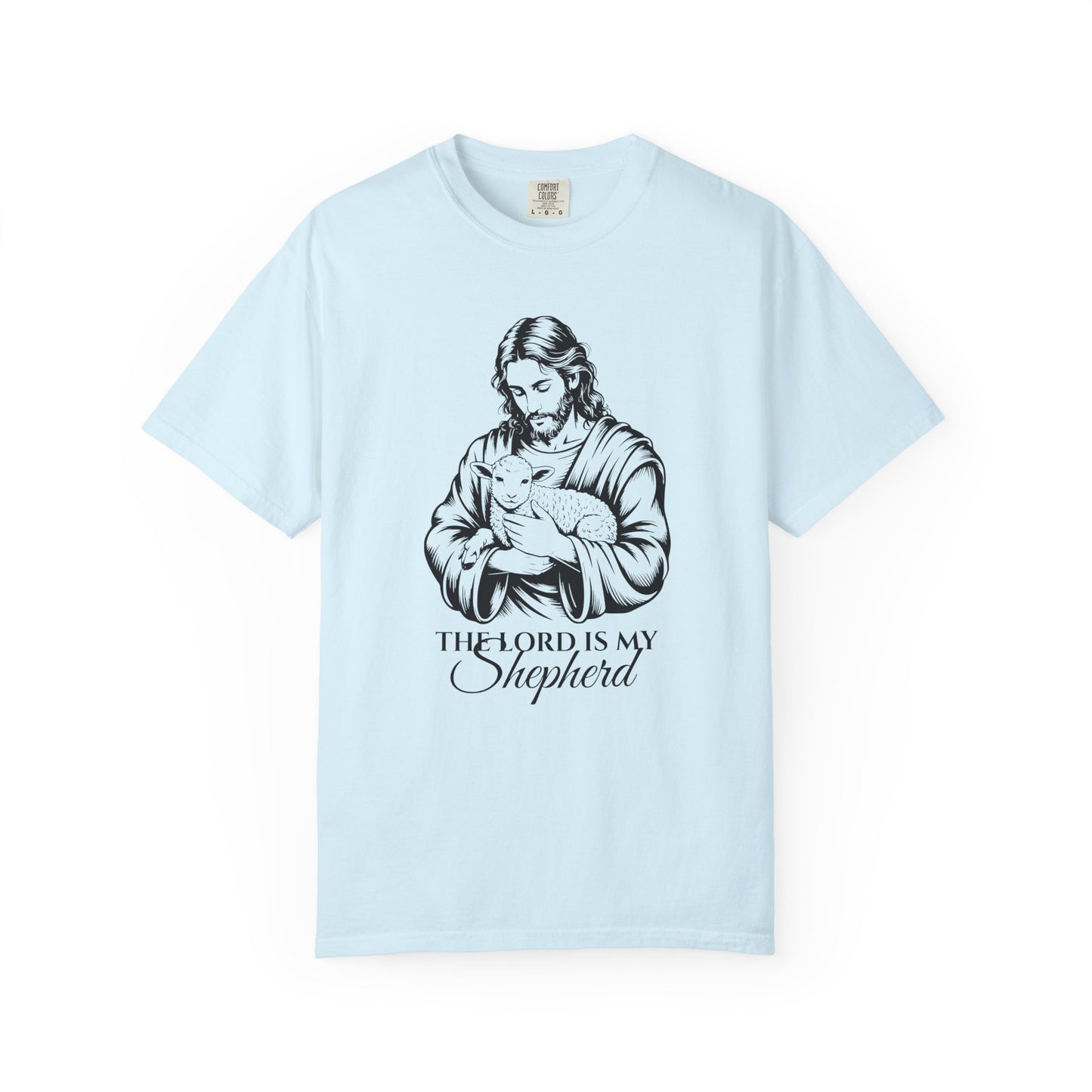 The Lord Is My Shepherd – heavyweight t-shirt | Bible verse christian tee | Comfort Colors 1717