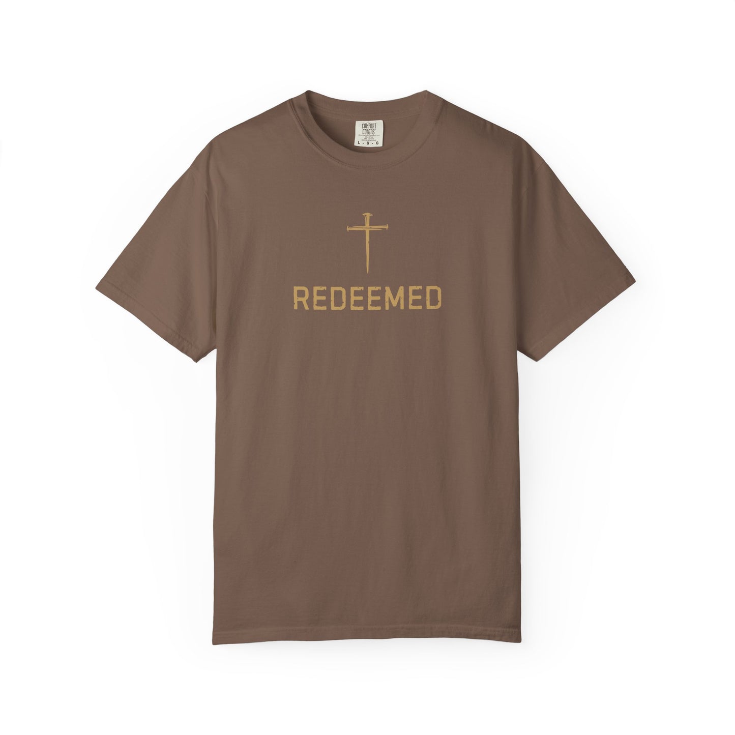 Redeemed Christian T-Shirt | Redeemed by Christ | Faith Shirt | Comfort Colors 1717 Graphic Tee | Jesus Christ Christian Apparel