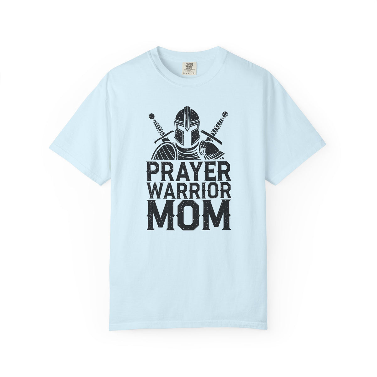Prayer Warrior Mom T-Shirt — Christian Mom Faith Tee — Comfort Colors 1717 shirt