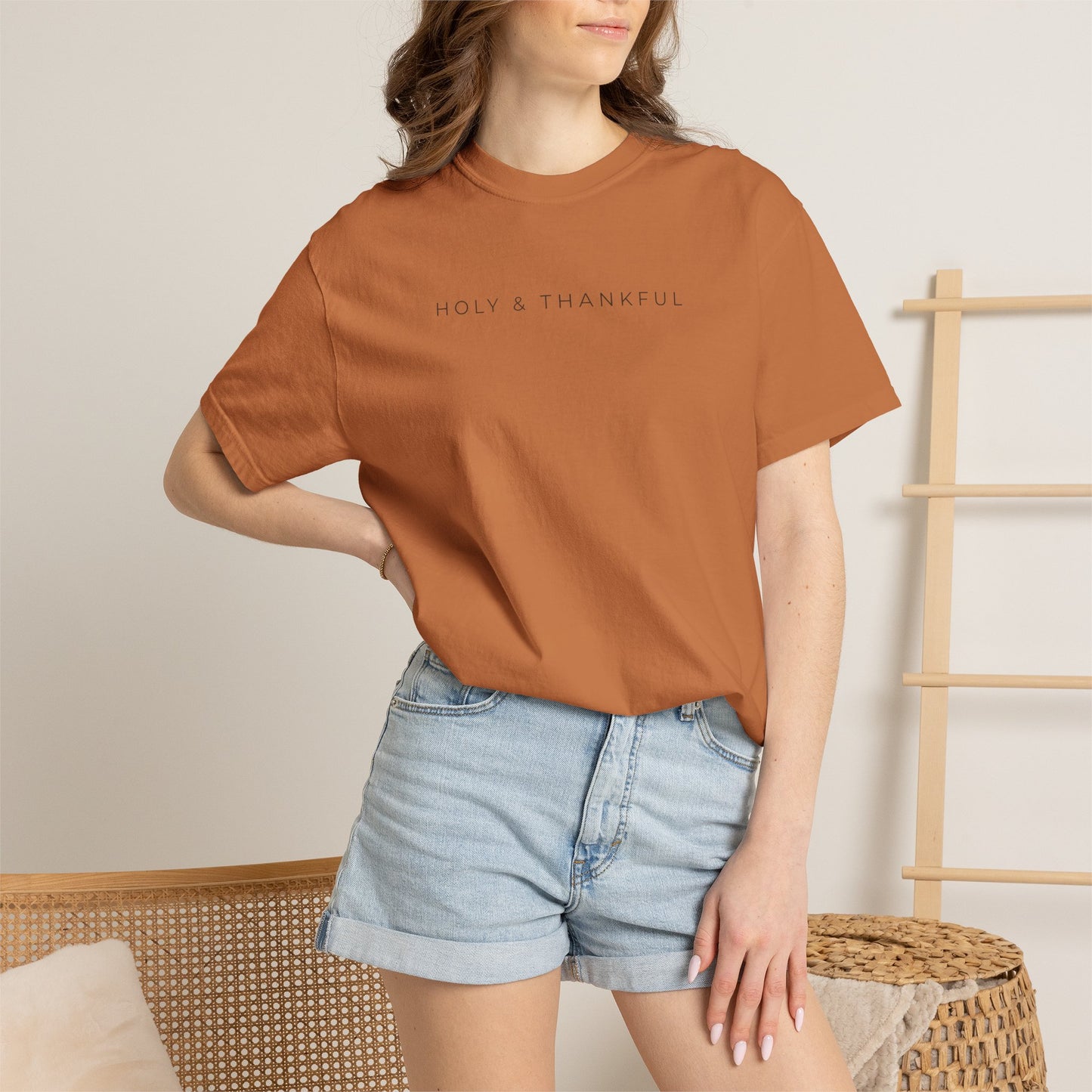 Holy & Thankful Christian Thanksgiving Shirt