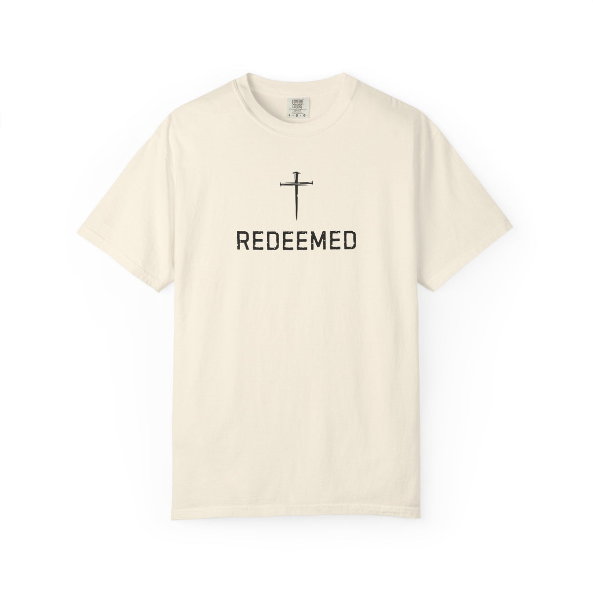 Redeemed Christian T-Shirt | Redeemed by Christ | Faith Shirt | Comfort Colors 1717 Graphic Tee | Jesus Christ Christian Apparel