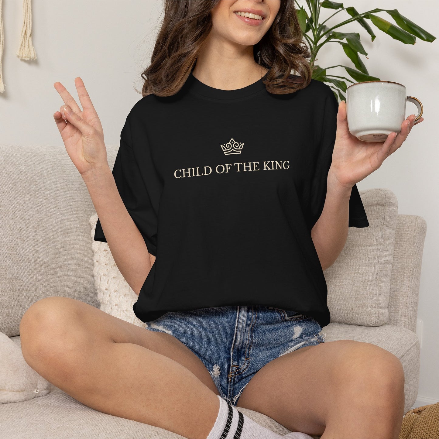 Child of the King T-Shirt — Minimalist Comfort Colors 1717 Christian Shirt