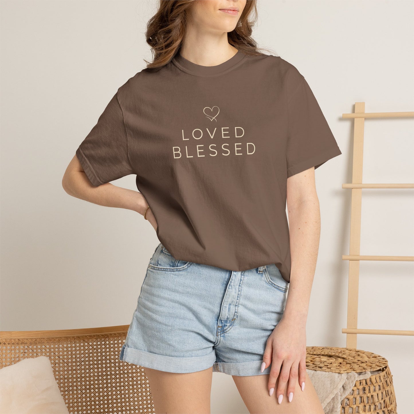 Loved Blessed Christian Shirt | Thanksgiving Faith Apparel