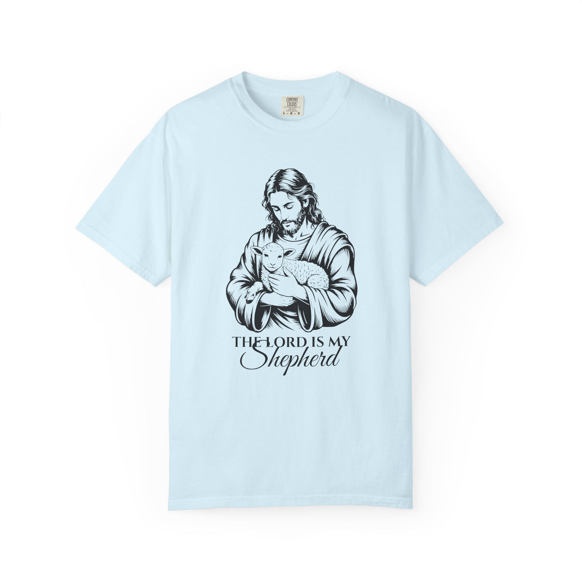 The Lord Is My Shepherd – heavyweight t-shirt | Bible verse christian tee | Comfort Colors 1717