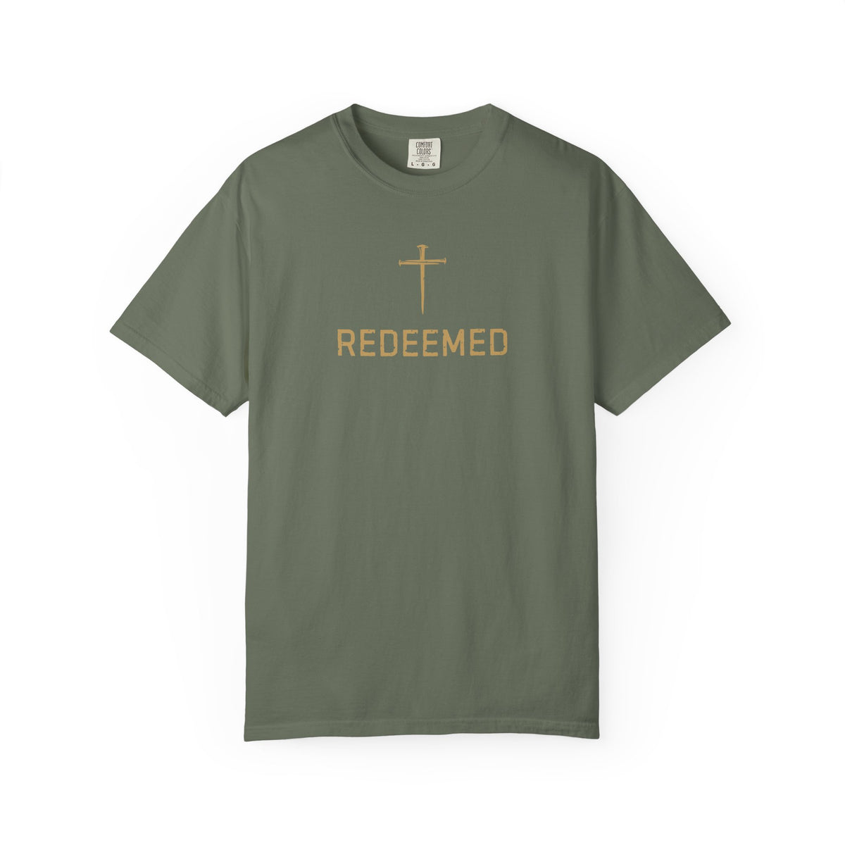 Redeemed Christian T-Shirt | Redeemed by Christ | Faith Shirt | Comfort Colors 1717 Graphic Tee | Jesus Christ Christian Apparel