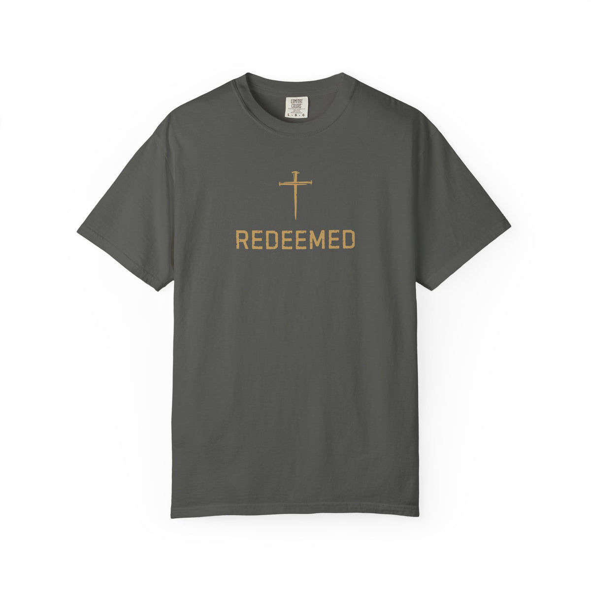 Redeemed Christian T-Shirt | Redeemed by Christ | Faith Shirt | Comfort Colors 1717 Graphic Tee | Jesus Christ Christian Apparel