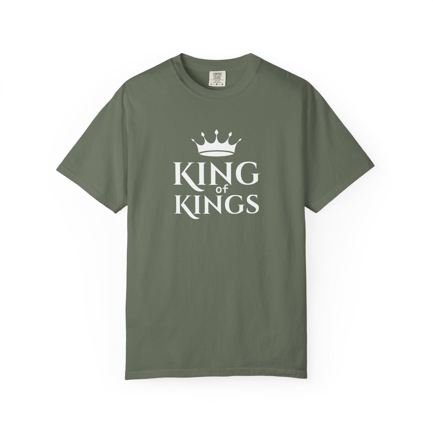 King of Kings T‑Shirt — Christian Faith Bible Tee | Comfort Colors 1717