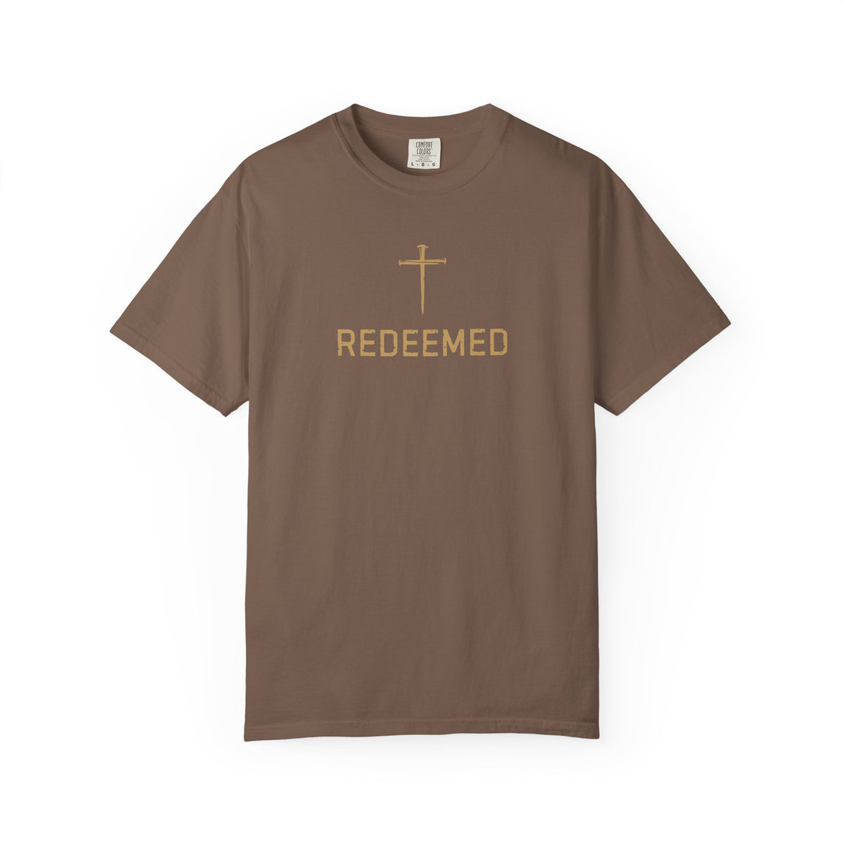 Redeemed Christian T-Shirt | Redeemed by Christ | Faith Shirt | Comfort Colors 1717 Graphic Tee | Jesus Christ Christian Apparel