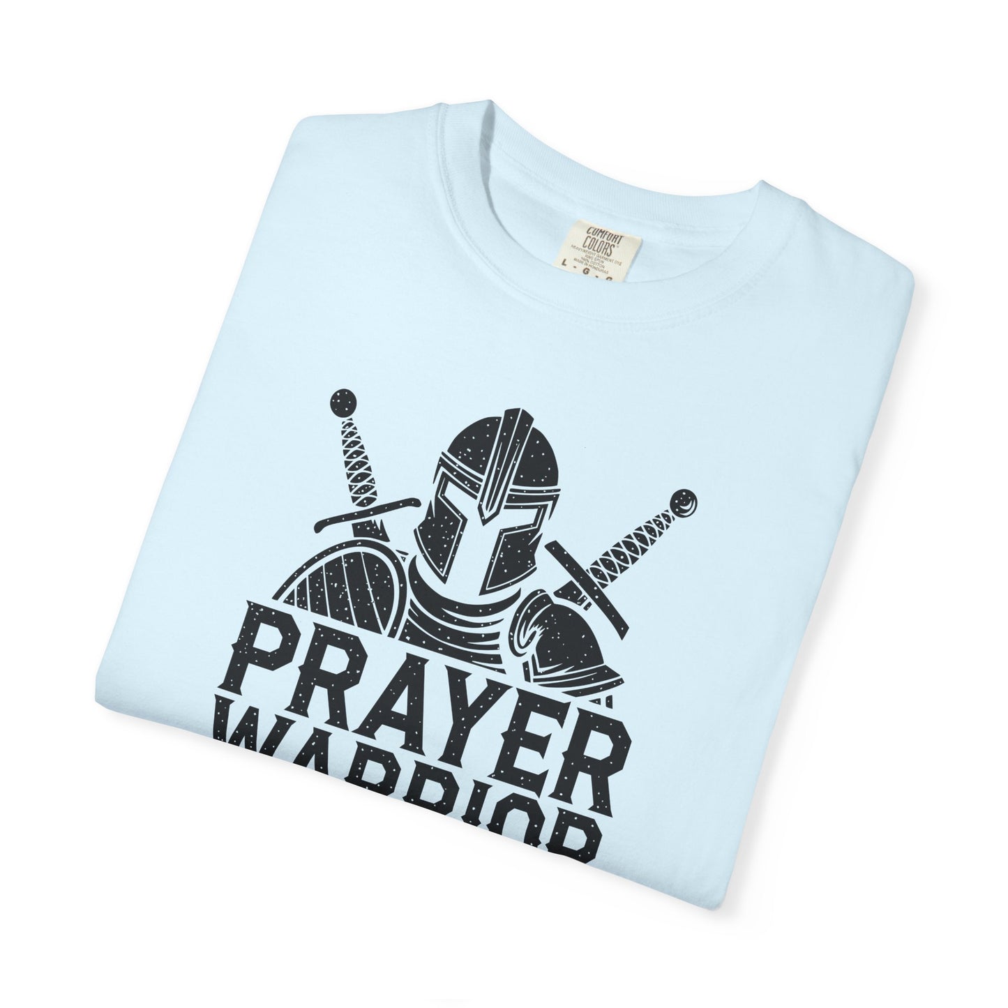 Prayer Warrior Mom T-Shirt — Christian Mom Faith Tee — Comfort Colors 1717 shirt