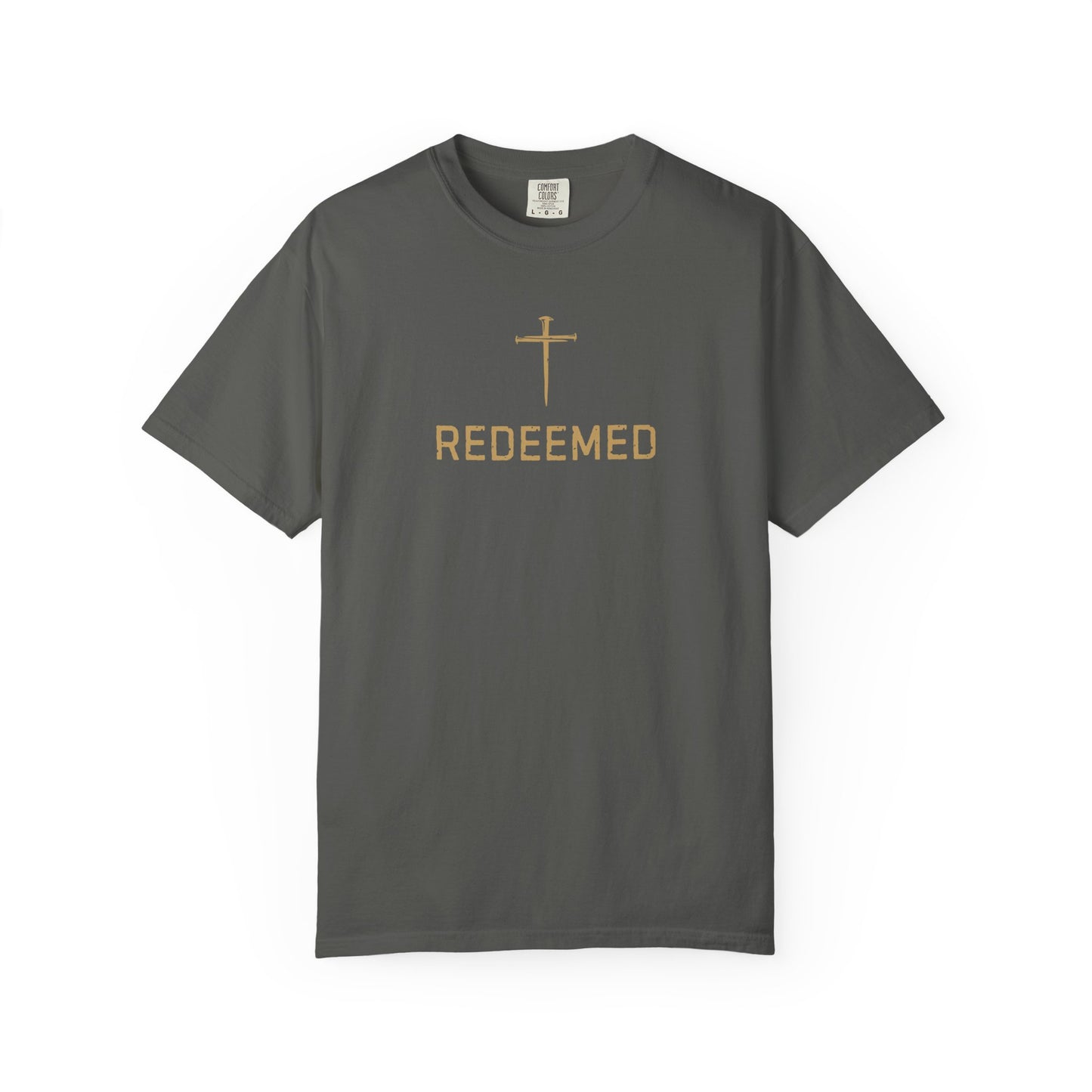 Redeemed Christian T-Shirt | Redeemed by Christ | Faith Shirt | Comfort Colors 1717 Graphic Tee | Jesus Christ Christian Apparel