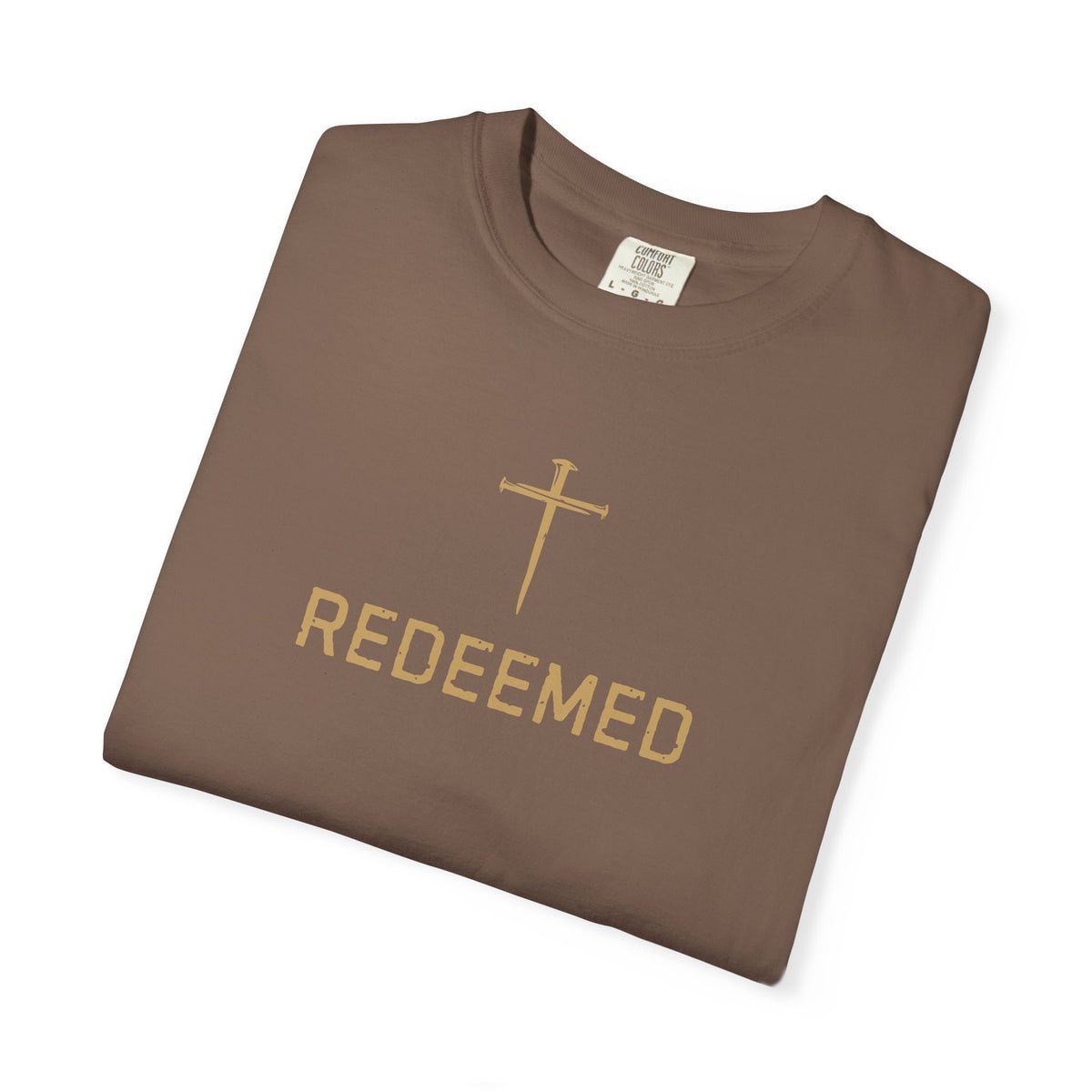 Redeemed Christian T-Shirt | Redeemed by Christ | Faith Shirt | Comfort Colors 1717 Graphic Tee | Jesus Christ Christian Apparel
