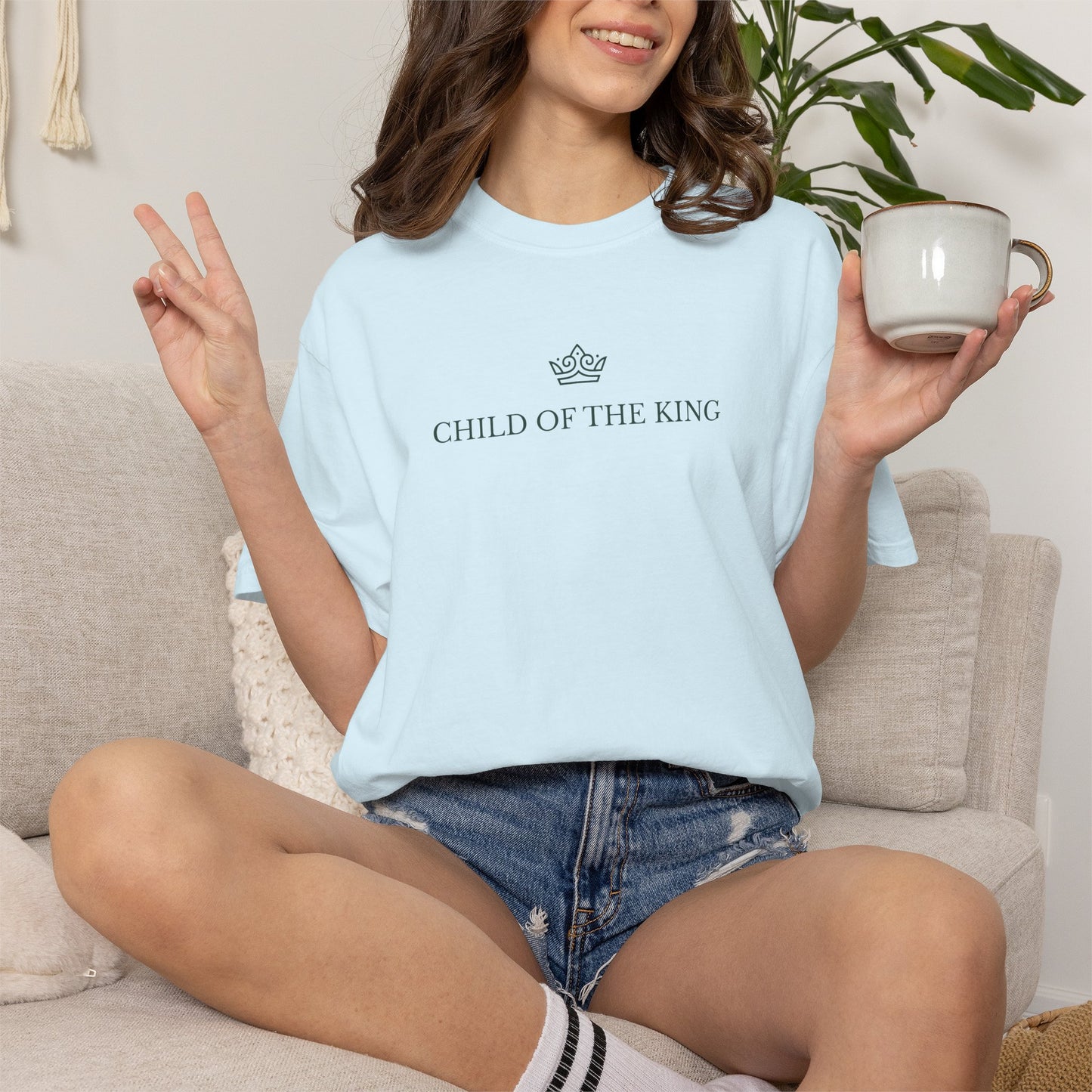 Child of the King T-Shirt — Minimalist Comfort Colors 1717 Christian Shirt