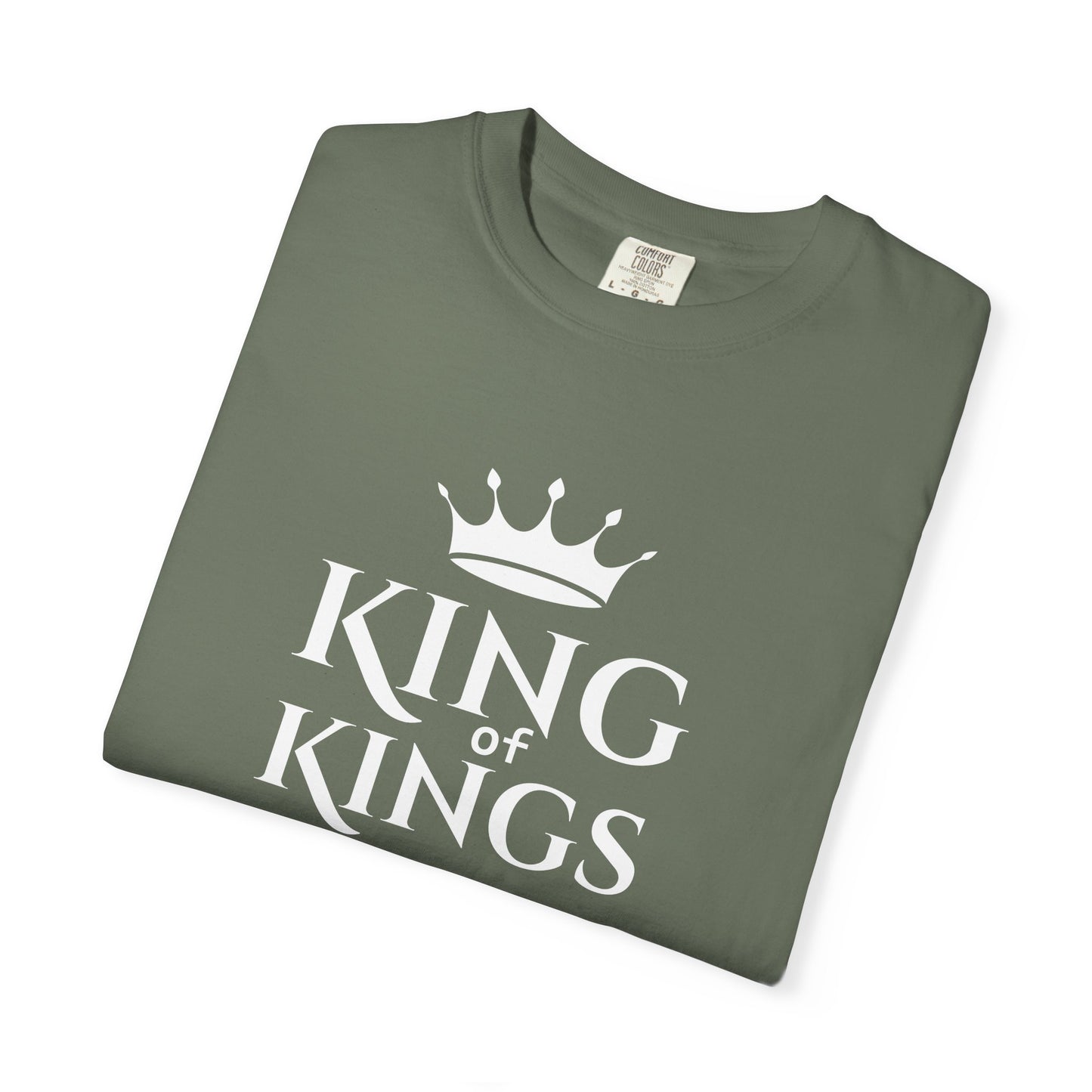 King of Kings T‑Shirt — Christian Faith Bible Tee | Comfort Colors 1717