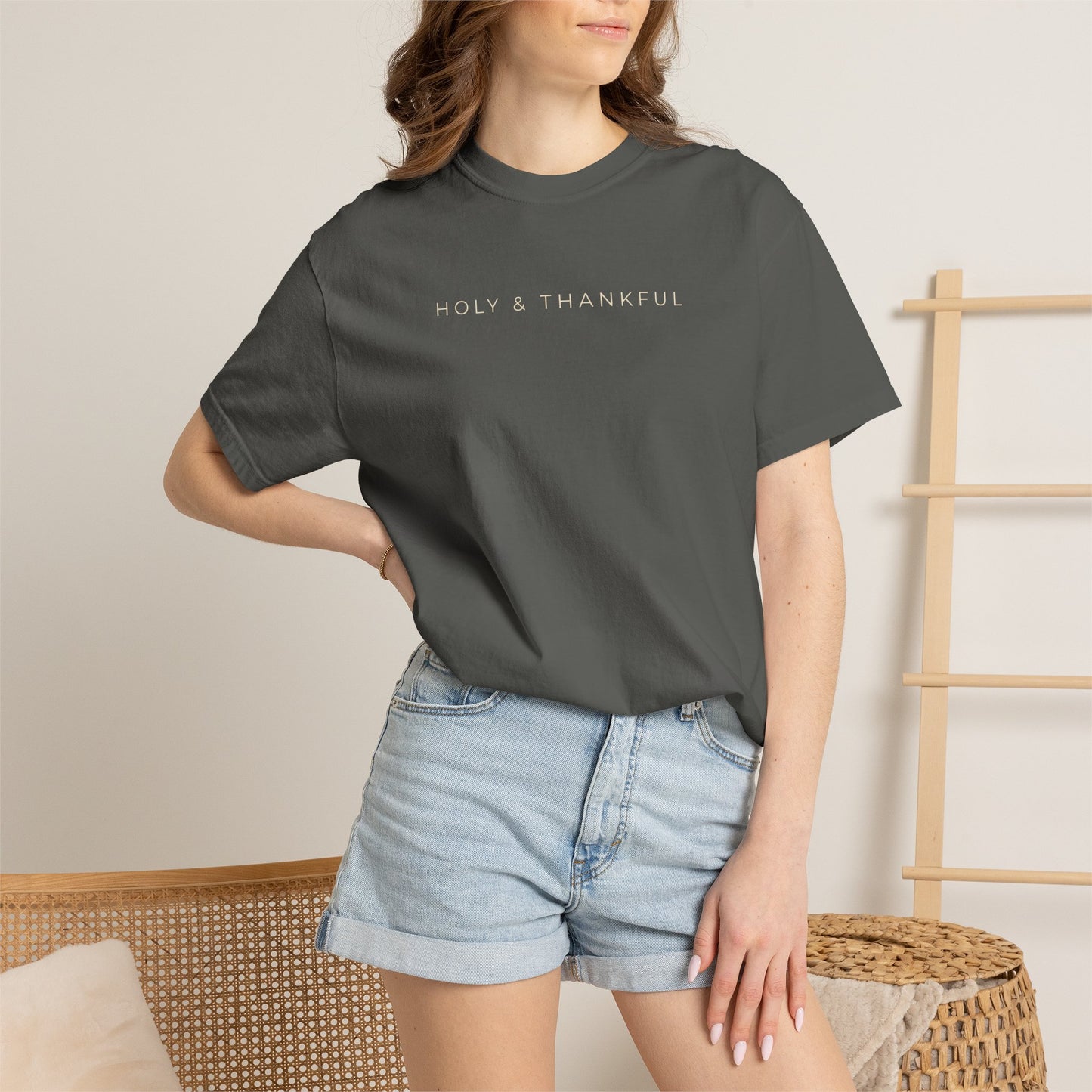 Holy & Thankful Christian Thanksgiving Shirt
