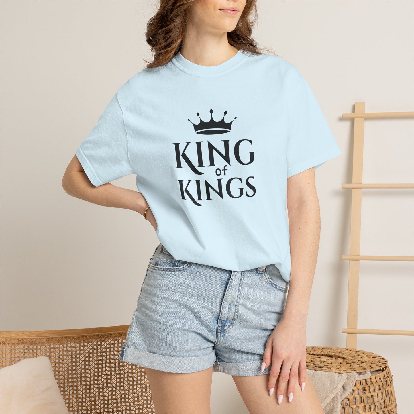 King of Kings T‑Shirt — Christian Faith Bible Tee | Comfort Colors 1717