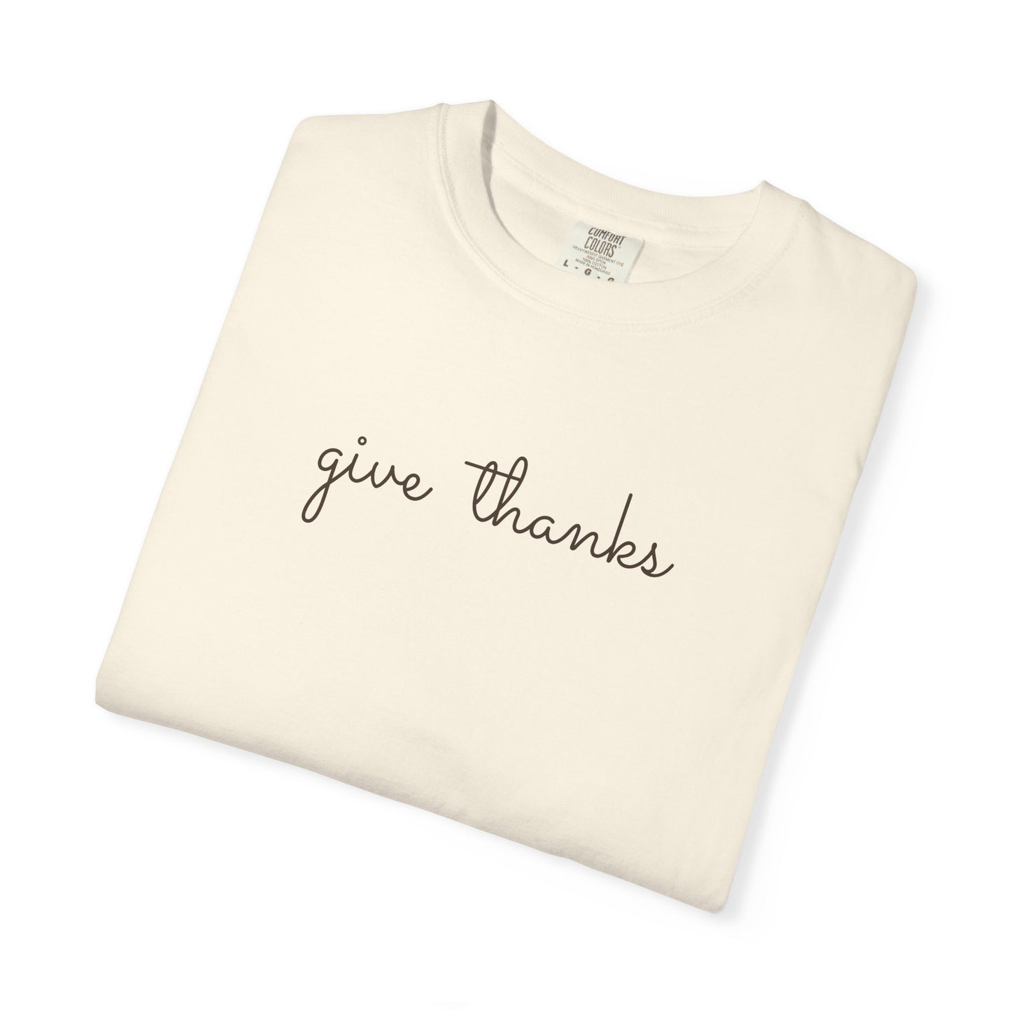 Give Thanks Christian Shirt | Thanksgiving Faith Apparel