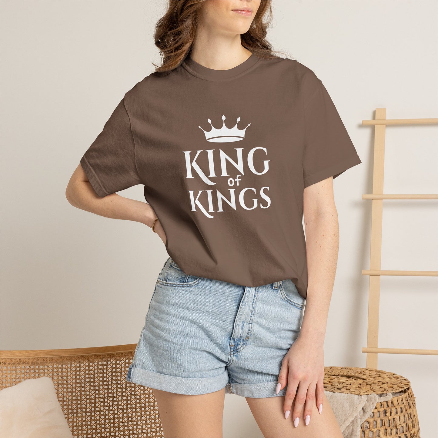 King of Kings T‑Shirt — Christian Faith Bible Tee | Comfort Colors 1717