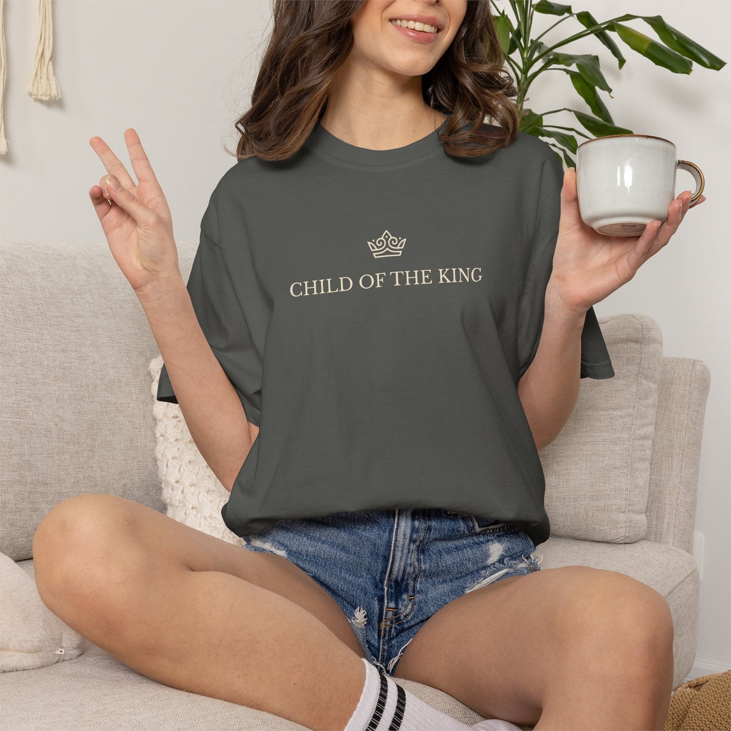 Child of the King T-Shirt — Minimalist Comfort Colors 1717 Christian Shirt