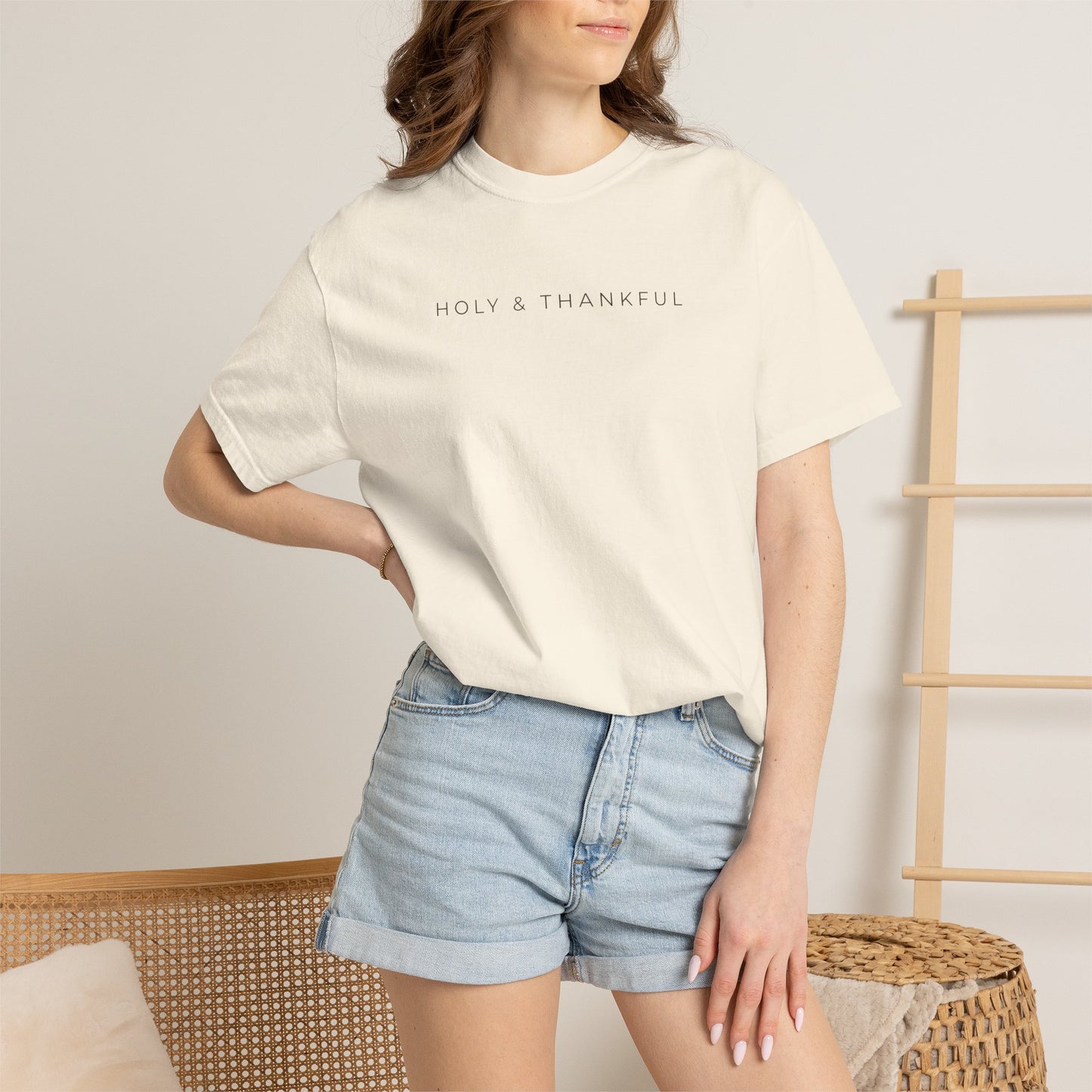 Holy & Thankful Christian Thanksgiving Shirt