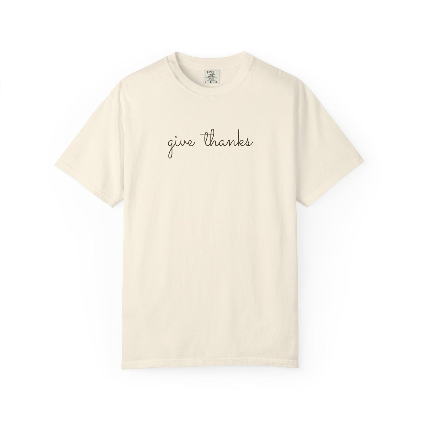 Give Thanks Christian Shirt | Thanksgiving Faith Apparel