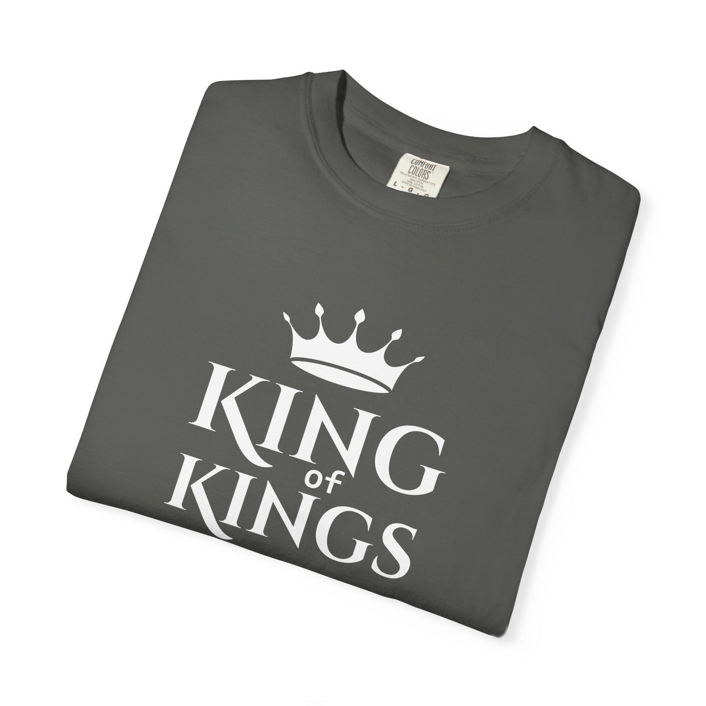 King of Kings T‑Shirt — Christian Faith Bible Tee | Comfort Colors 1717