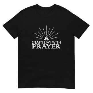 Start Day with Prayer T-Shirt – Faith Tee – Gildan 64000