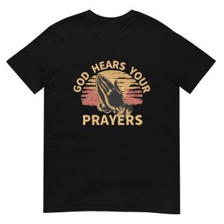 Vintage Christian Prayer T-shirt - God hears your prayers