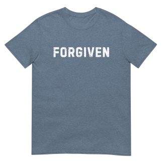 Christian Grunge T-Shirt – "Forgiven" Statement on Soft Gildan 64000