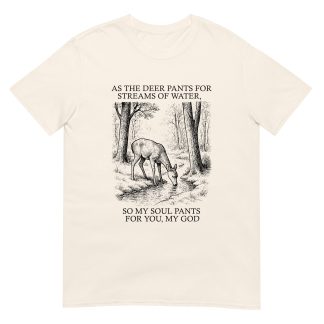 Inspirational Bible Verse T-Shirt – “As the Deer” Psalm 42:1