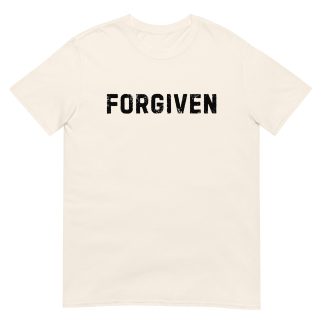 "Forgiven" Grunge Christian T-Shirt – Gildan 64000 Streetwear Style