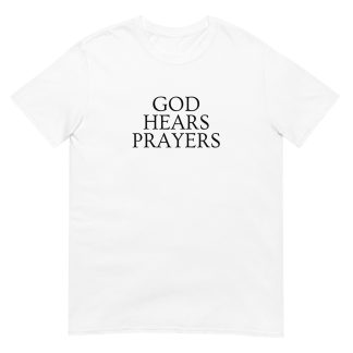 God Hears Prayers T-Shirt – Christian Faith Tee for Believers