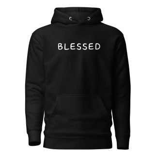 Blessed Christian Hoodie – Minimalist Faith hoodie