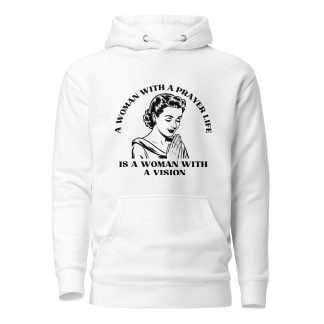 Christian Women’s Prayer Hoodie - Faith & Vision Quote
